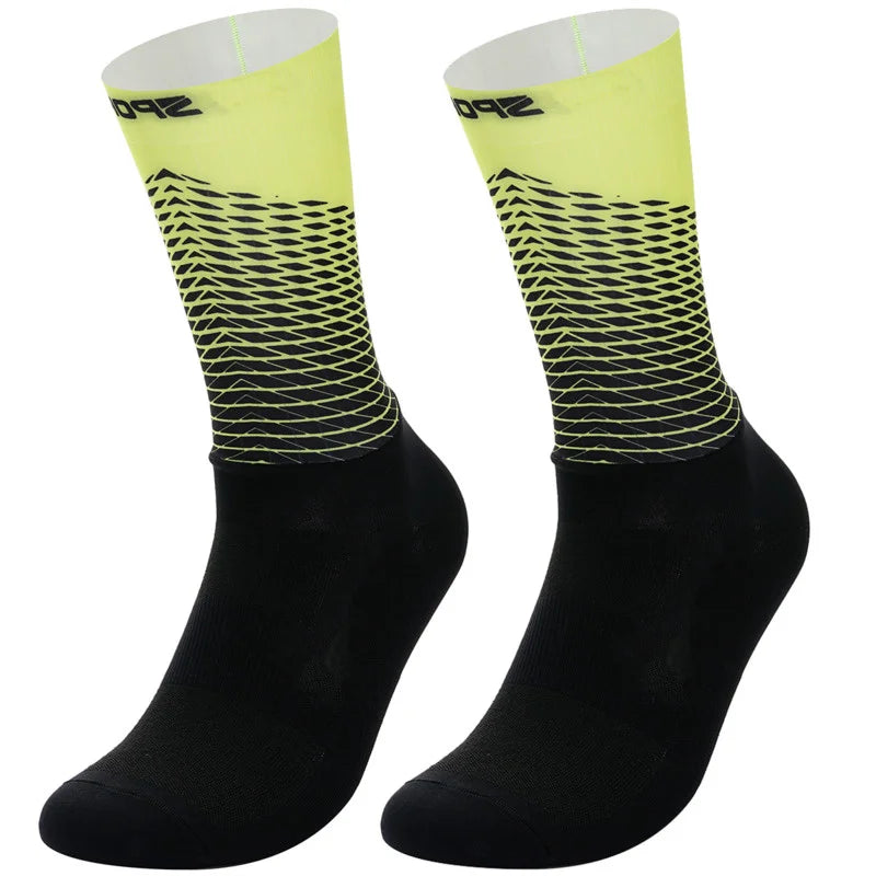 New 2024 Cycling Socks Men Women Road Bicycle Socks Outdoor Brand Racing Bike Compression Sport Socks Calcetines Ciclismo