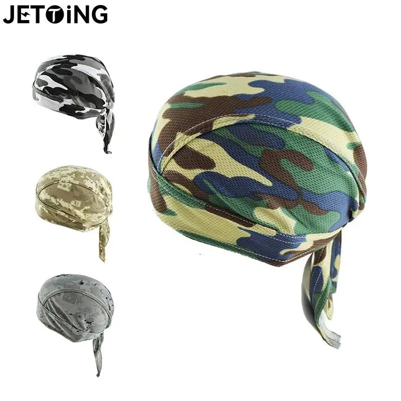 Cycling Headwear Quick Dry Cycling Cap Head Scarf Summer Men Running Riding Bandana Headscarf Ciclismo Pirate Hat Hood Headband