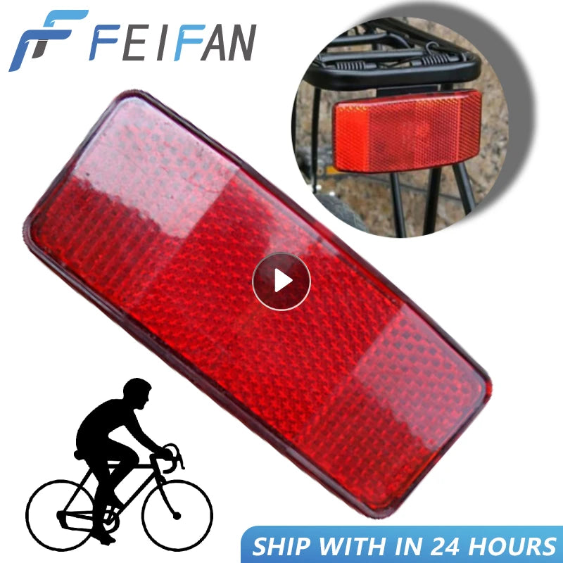 Back Reflective Board Mountain Bike Safety Caution Warning Ciclismo Bicycle Rack Tail Reflector Cycling Bike Rear Panier Light