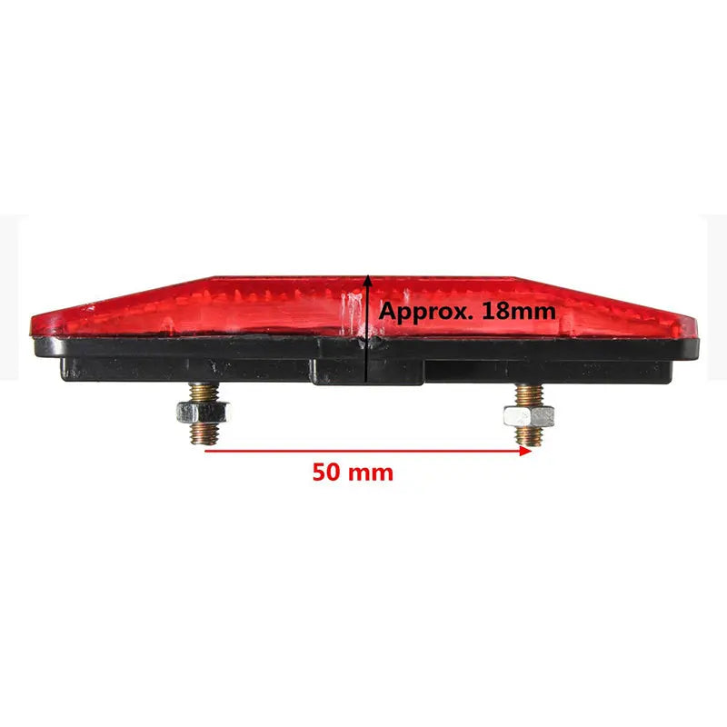 Back Reflective Board Mountain Bike Safety Caution Warning Ciclismo Bicycle Rack Tail Reflector Cycling Bike Rear Panier Light