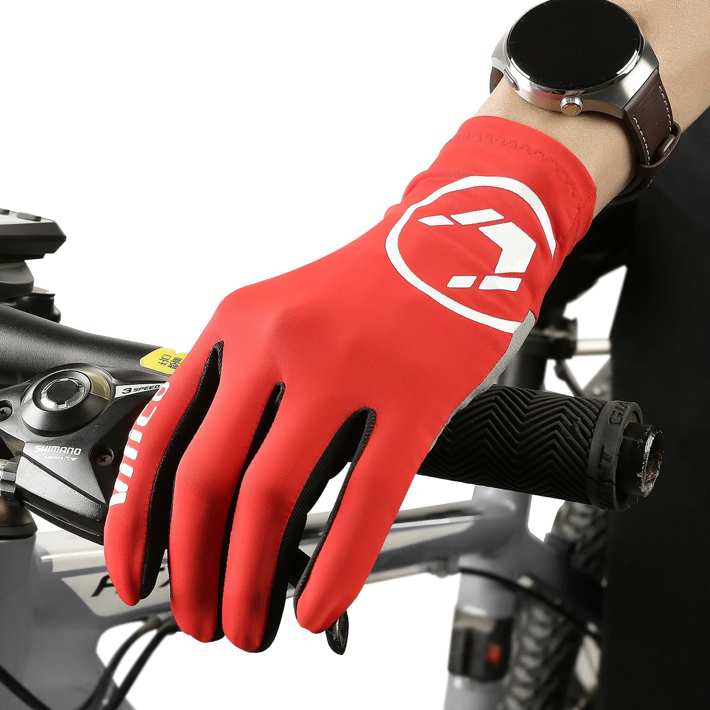 1 Pair Breaking Wind Cycling Gloves Anti-slip Bicycle Mittens Racing Road Bike Glove MTB Biciclet Guantes Ciclismo Hiking Gloves