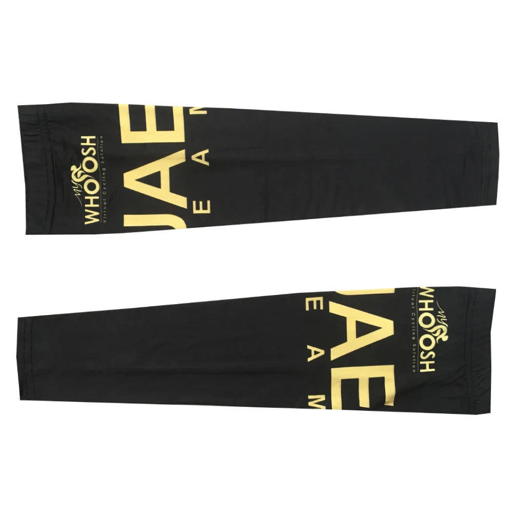 2025 UAE Team Bike Sleeves Arm Warmers Men Women Gold Color Running Quick Dry Ropa Ciclismo MTB Cycling Arm Cuffs Protection