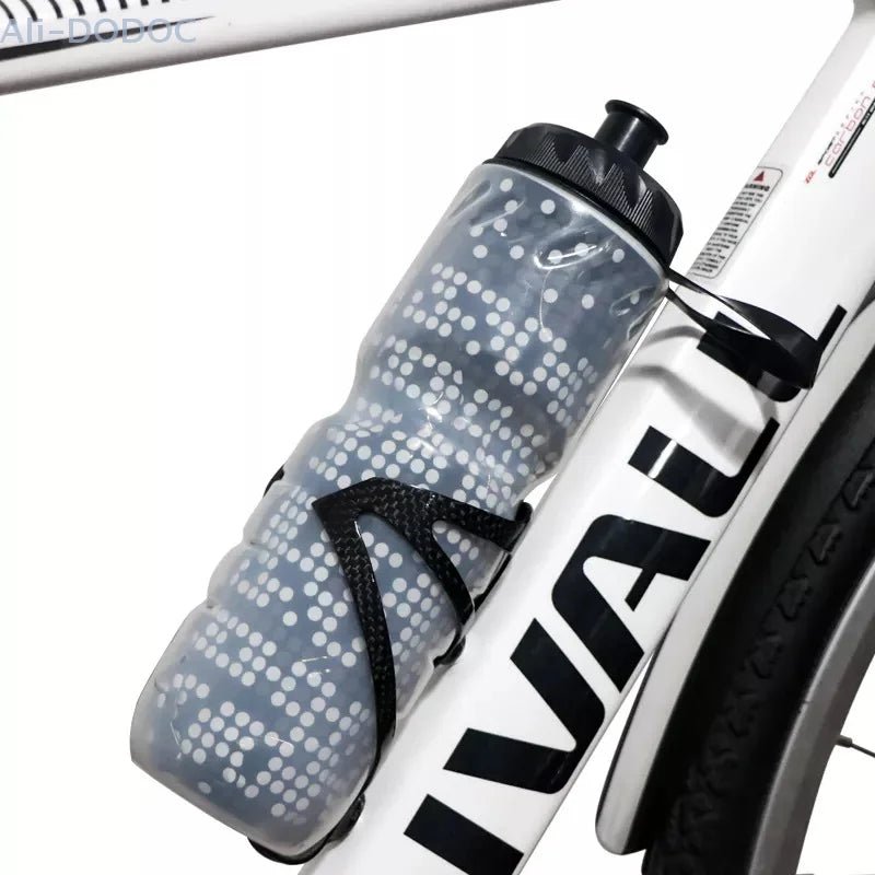 Bicycle Water Bottle Outdoor For Road Cycling MTB Bike Equipment Sport Dual Layer Thermal Keeping Hot Cold Water Bottles 710ML - CyclistShorts